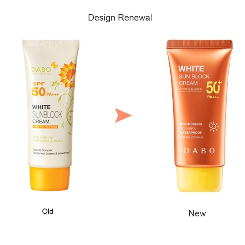 DABO White Sunblock Cream SPF50 PA+++ (70ml) - Image 3