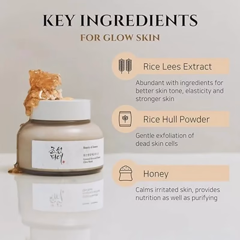 Beauty of Joseon - Ground Rice & Honey Glow Mask - 150ml - Image 2
